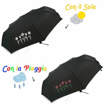 ombrelli che cambiano colore quando piove